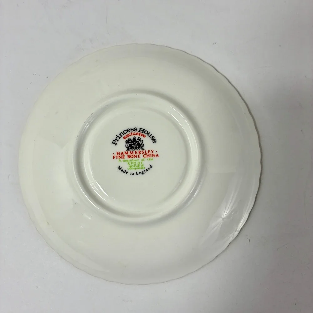 VTG Hammersley Princess House Spode Bone China Tea Cup Saucer Made in England